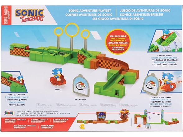 Sonic The Hedgehog Go Go Racers Playset