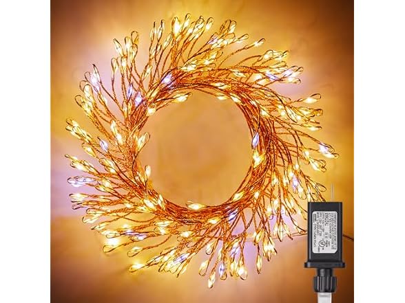 SmartDawn Fairy Lights Plug in 200-LED