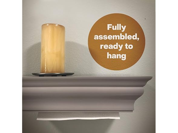 HealthyShelf Gray ABS Plastic MultiFold Paper Disp