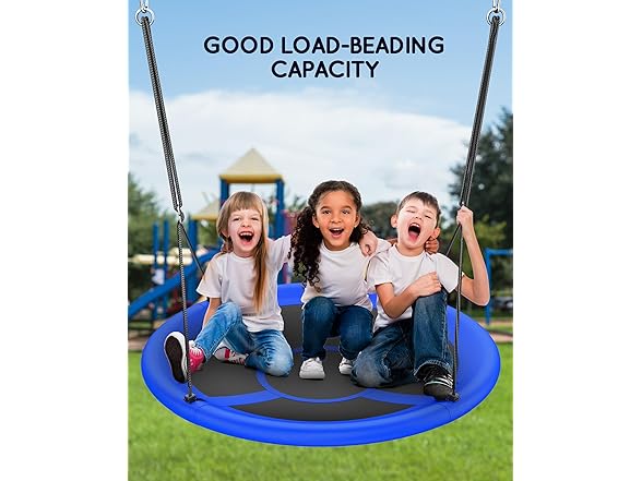 Everyfun W0568 43" Saucer Tree Swing for Kids Adult