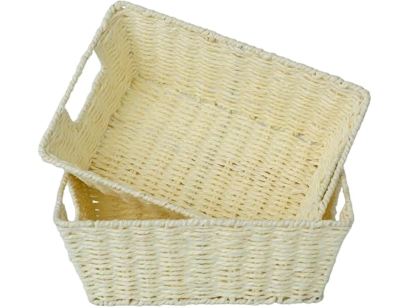 Sukkiri Homu Wicker Storage Basket with Liner