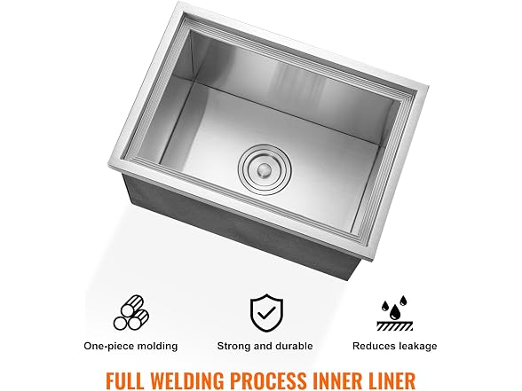 Drop in Ice Chest, 20"L x 14"W x 12"H Stainless