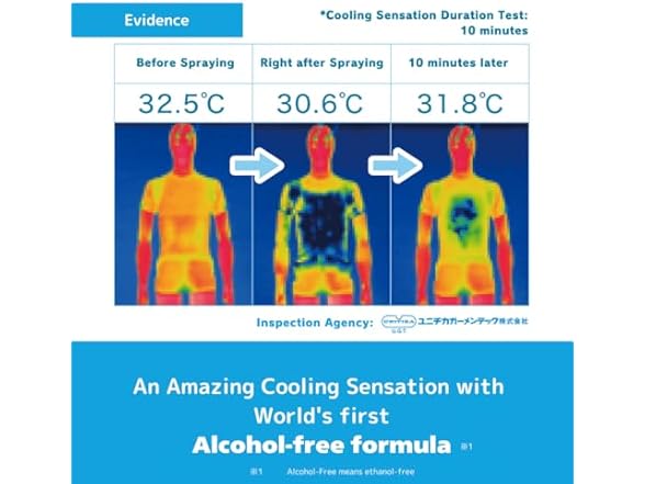 FREEZE TECH cooling spray for Fabric