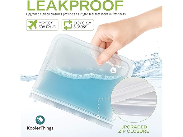 KoolerThings Reusable Sandwich Bags