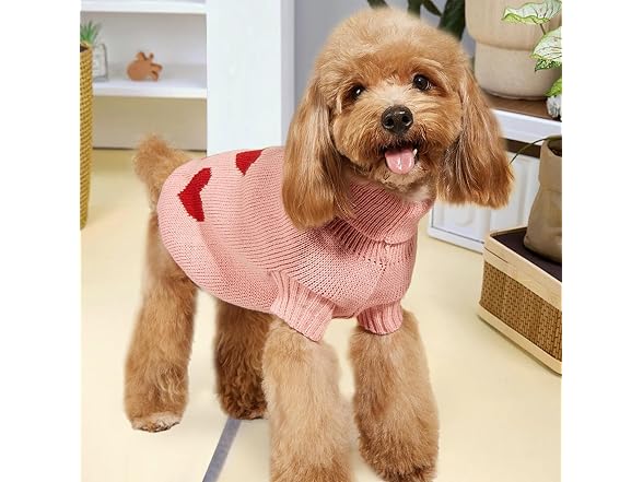 ALI2 Valentine's Day Dog Sweater Dog Cat Swe