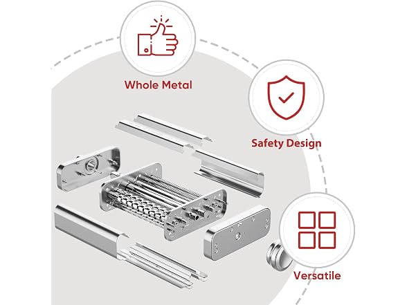GVODE 3-in-1 Pasta Maker for KitchenAid