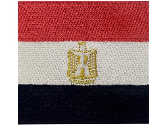 EmbTao Egypt Flag Embroidered Patch