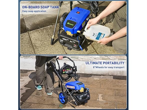 Pressure Washer Deep Blue