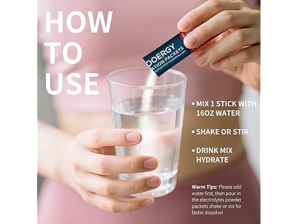 SOOERGY Electrolytes Powder Packets