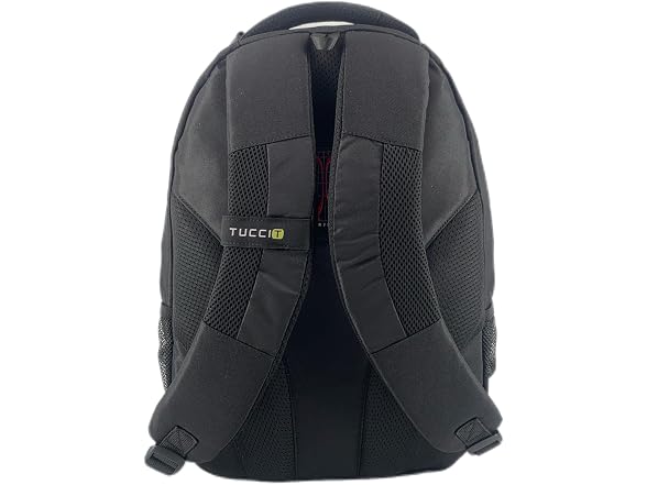 Tucci Italy T0565-18.11in-BLK TUCCI Italy Cyclist Backpack