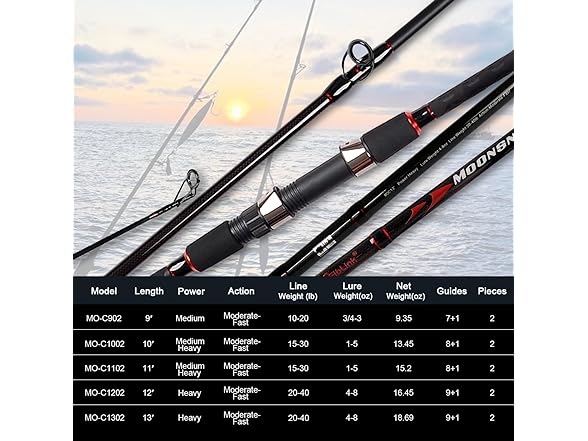 Fiblink Surf Casting Fishing Rod (9')