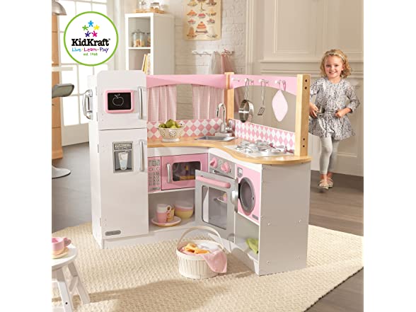 KidKraft Deluxe Cookware Set with Food