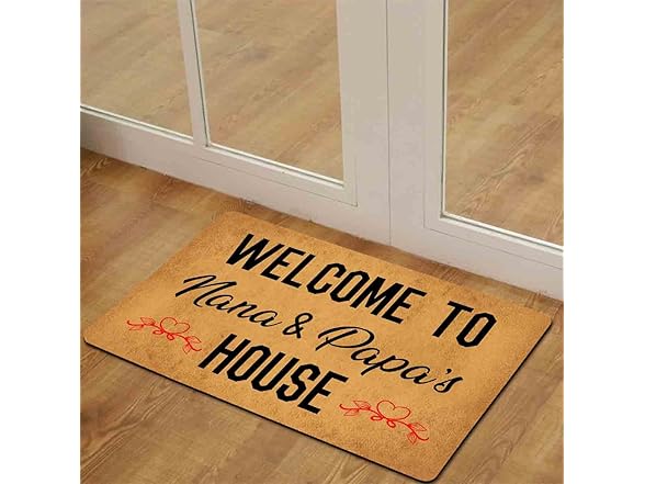 Welcome to Nana and Papa's House Mat