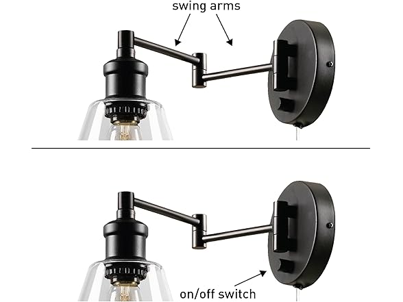 Globe Electric Industrial Wall Sconce