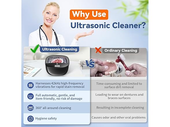 BEKOMIYA Ultrasonic Retainer Cleaner
