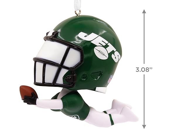 JETS Bouncing Buddy Ornament