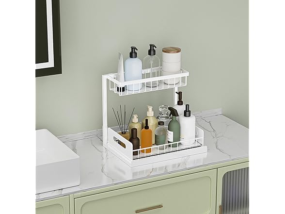 VUSIGN Under Kitchen Sink Organizer 2pk