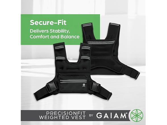 Gaiam PrecisionFit Weighted Vest (10 lb)