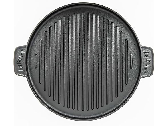 Jim Beam Cast Iron Reversible Grill and Griddle