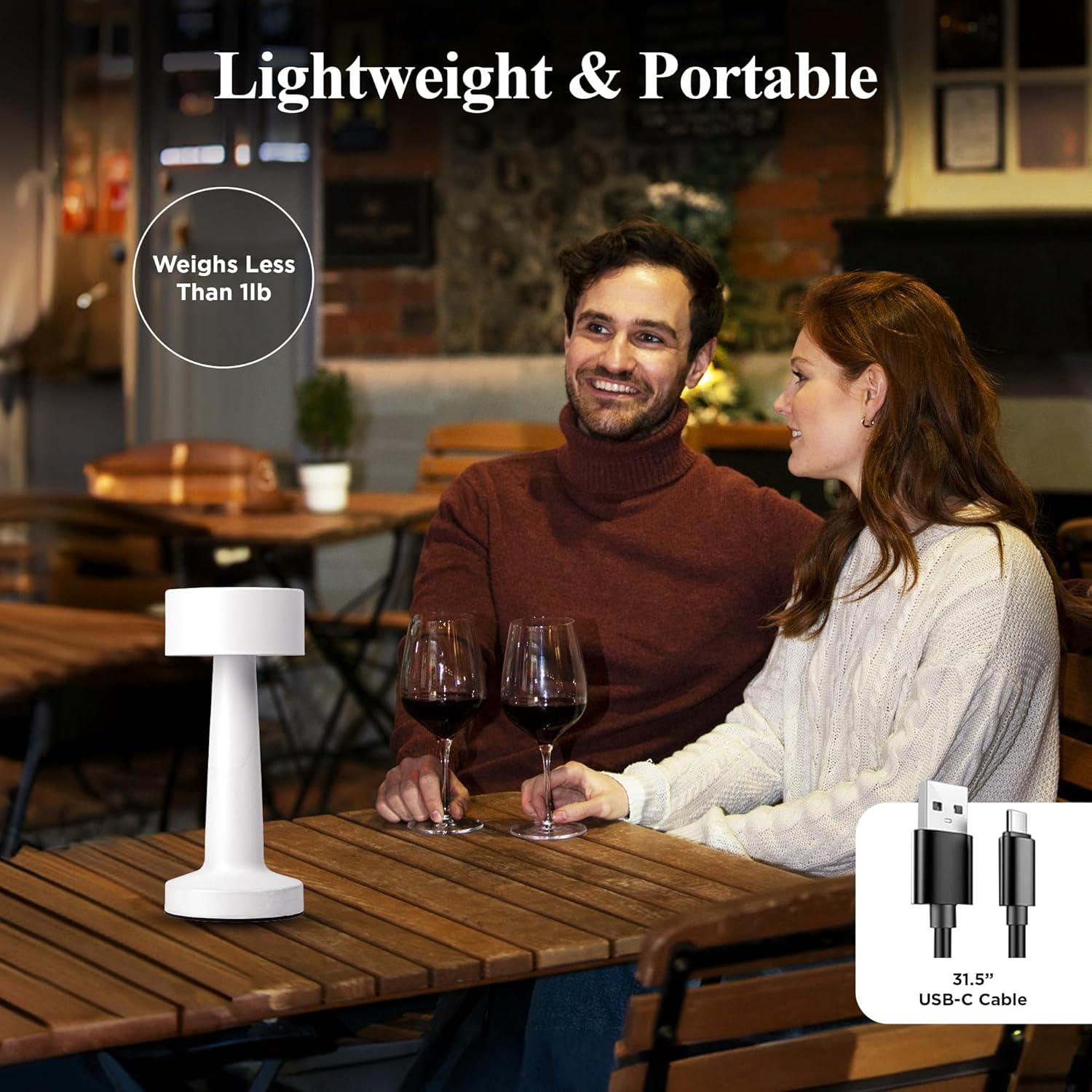 Bell+Howell Chelsea Cordless Table Lamp - Gallery 18