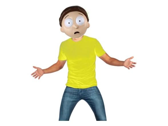 Rick and Morty Top Costume (M)