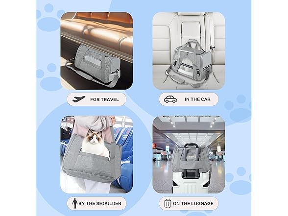FluffyDream Soft Pet Travel Carrier