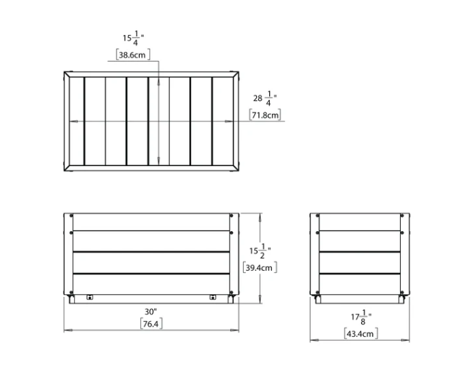 Vita Delta Modern Planter- Choose Color and Size - Gallery 20