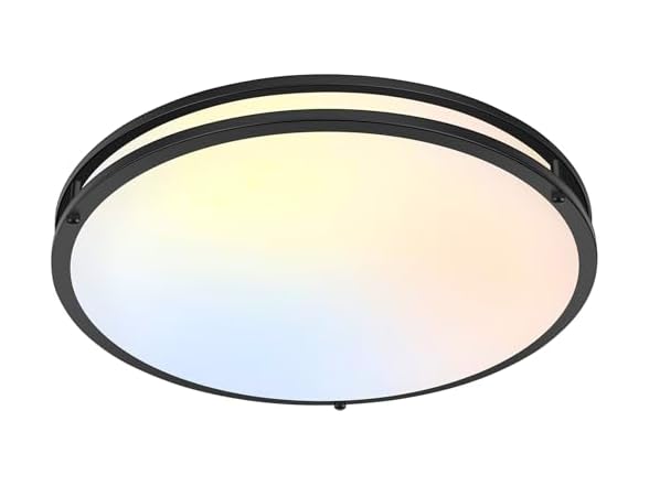Brightever B0FS1M3W8T 18 Inch Black Ceiling Light