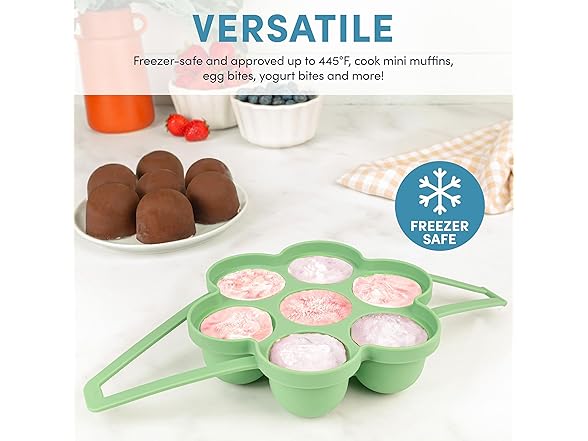 AROMA® Silicone Egg Bite Mold and Mini Muffin Tray