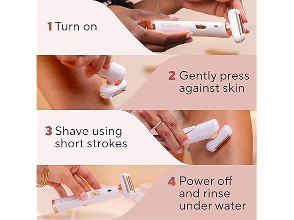 2 Pack Flawless Legs Women's Razor