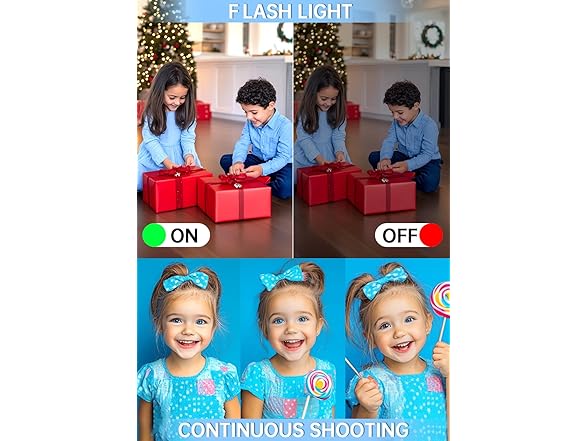 WABL 4K 64MP UHD Dual Screens Camera