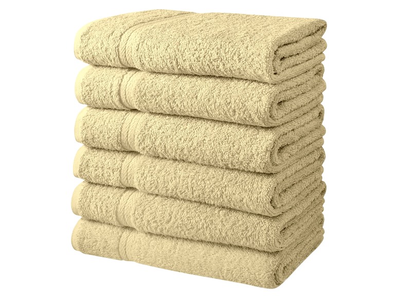 Simply Lofty BT6PK22x44 22X44 6 Pack Cotton Bath Towel