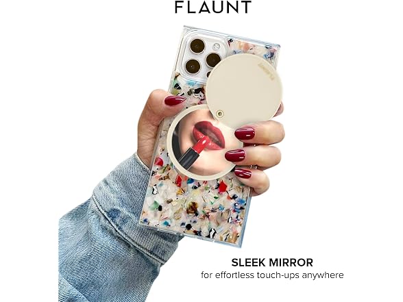 FLAUNT MagSafe Compact Makeup Mirror with Slim