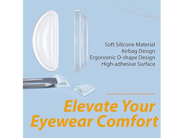  Wikups Eyeglass Nose Pads, 5 Pairs