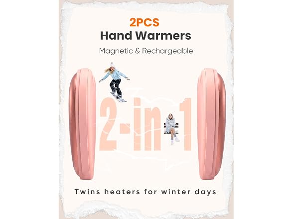 Korbot Hand Warmers Rechargeable
