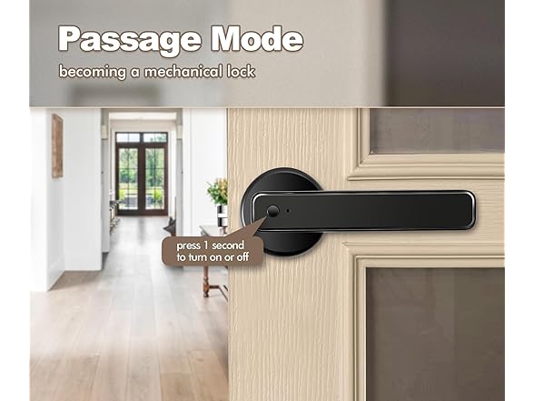 Hutehoute 5-in-1 Fingerprint Door Knob