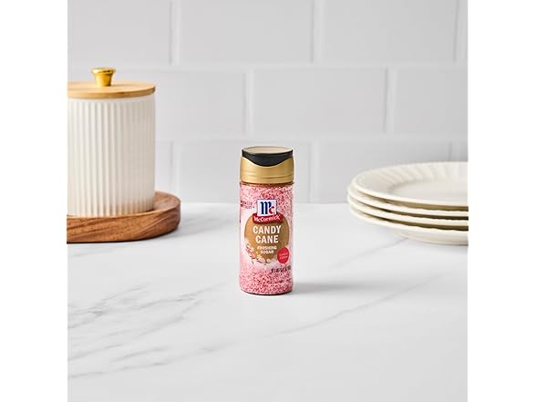 McCormick Finishing Sugar, Candy Cane, Limited Edition