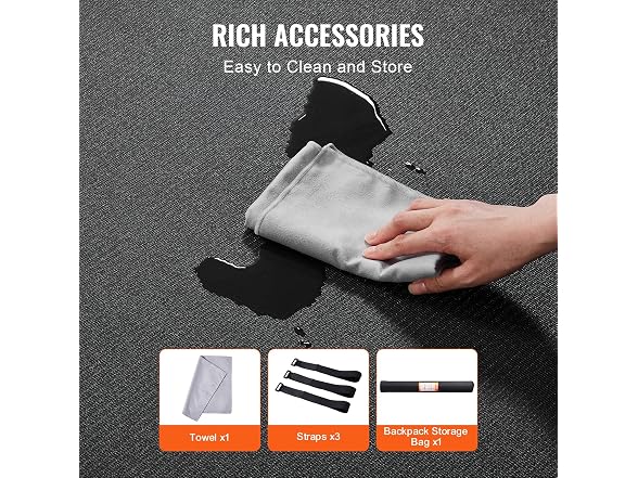 VEVOR Exercise Mat, Non Slip High