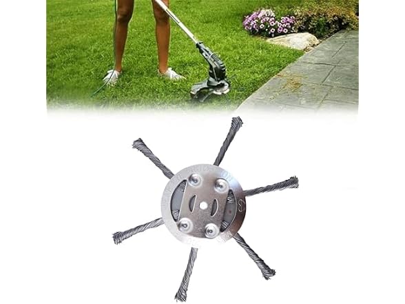 KTHostler GAR-118 (2 Pack) Steel Wire Grass Trimmer Head