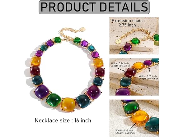 Firstmeet Vintage Crystal Necklace