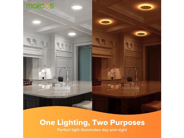 Dimmable LED Recessed Ceiling Light 12-Pack