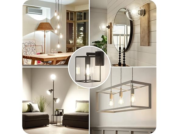 Sucolite 4-Pack Vintage E26 LED Edison Bulbs