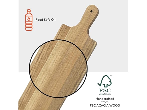 HOMESTEAD 23" Acacia Charcuterie Board