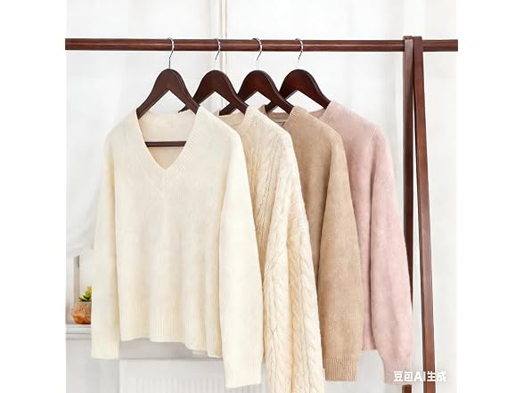 Suptinwear Wooden Suit Hangers 20 Pack