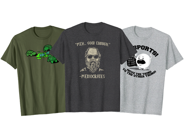 3 T-Shirts for $21 at Checkout!