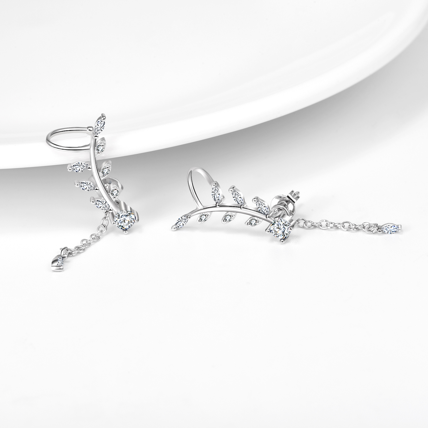 Crystal Climber Drop Earrings - Gallery 4