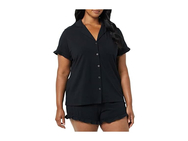 Amazon Essentials Women's Modal Short Pajama Set (1X) - Gallery 3