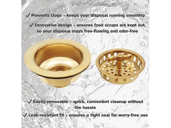Westbrass Wing Nut Sink Strainer 2-Pack