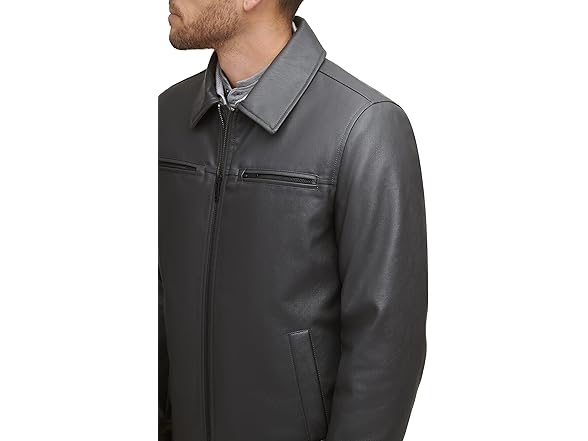 Grey W. Chest Zip