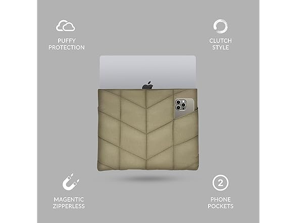 UZBL Puffy Laptop Sleeve 13-14 inch